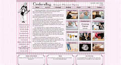 Desktop Screenshot of cinderellas.biz